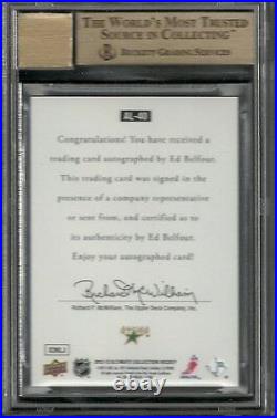 2012-13 Ultimate Collection 1997 Legends Autograph ED BELFOUR Gem Mint BGS 9.5