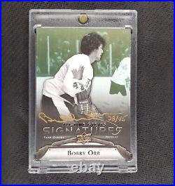 2012 UD All Time Greats Signatures #GA-BO2 Bobby Orr /45 NHL Canada Team