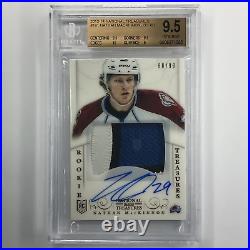 2013-14 National Treasures NATHAN MACKINNON Rookie Patch Auto 88/99 BGS 9.5/10