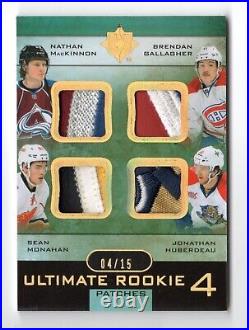 2013-14 Ultimate Collection MacKINNON Gallagher MONAHAN Huberdeau Patch #4/15 SP