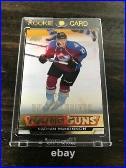 2013-14 Young Guns Exclusives #238 NATHAN MACKINNON SP Rookie Card /100 Mint