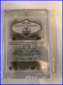 2015-16 The Cup Signature Renditions Connor Mcdavid Rookie Auto