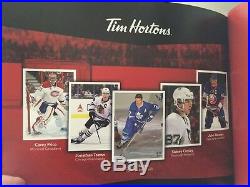 2015-16 UD Upper Deck Tim Hortons Collector Book Complet Set Crosby Auto /300