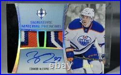 2015-16 Ultimate Collection Connor McDavid RPA 10/10 On Card Auto Rookie Auto RC