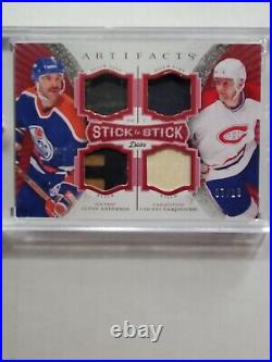 2015 Ud Artifacts Stick To Stick Duos Glenn Anderson / Vincent Damphousse 07/10