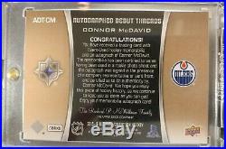 2015 Ultimate Collection Connor McDavid ROOKIE RC PATCH AUTO /99