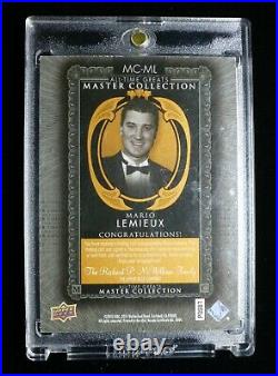 2016 UD All-Time Greats Master Collection Bronze Mario Lemieux On Card Auto /20