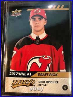 2017-18 MVP Hockey, Nico Hischier # 1 Draft Pick Gold Redemption
