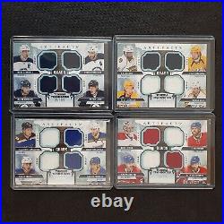 2017-18 UD Artifacts 8 CardS Tundra Teammates Quads Complete Set /99 SP Eichel