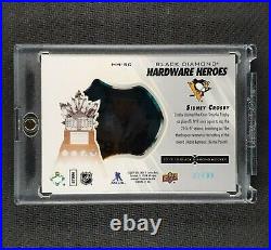 2017-18 UD Black Diamond Hardware Heroes Sidney Crosby Penguins SP /99