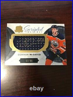 2017-18 Upper Deck The Cup Auto Autograph Jersey Connor McDavid 17/35 Swatches