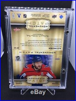 2018-19 Upper Deck The Cup Alex Ovechkin Monumental Game Used Patch 1/1