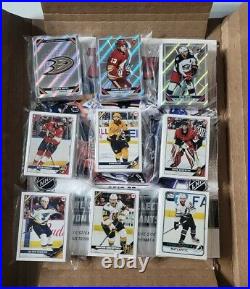 2019-20 Topps Hockey NHL Sticker Set With Album Mint 626 Plus 4 630 sticker set
