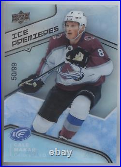 2019-20 Upper Deck UD Ice Premieres Cale Makar Level 1 RC Rookie /99