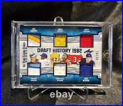 2019 Leaf ITG Used 1982 Draft Jersey Card Canseco Wilkins Worthy Stevens /30