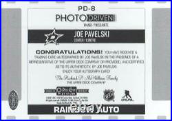 2020-21 O-Pee-Chee Platinum Hockey Photo Driven Rainbow #PD8 Joe Pavelski AUTO