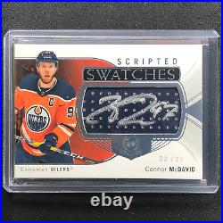 2020-21 The Cup CONNOR MCDAVID Scripted Swatches Relic Patch Auto 22/35