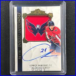 2020-21 The Cup CONNOR MCMICHAEL Inked Insignias Manufactured Relic Auto 31/75
