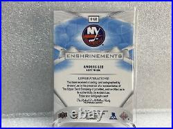 2020-21 The Cup Enshrinements #ELE Anders Lee 35/99 ON CARD AUTO NEW