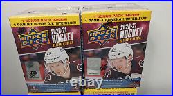 2020-21 Upper Deck Extended Series Blaster Boxes Sealed Hockey Cards x4 In UK