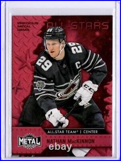 2020-21 Upper Deck Skybox Metal Universe, Nathan MacKinnon Red PMG 17/90