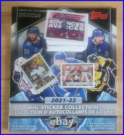 2021-22 Topps NHL Sticker Collection Complete Set (Album + 666 Stickers) 670