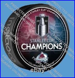 2022 NHL Colorado Avalanche Five (5) Puck Set Stanley Cup Final Champions Champ