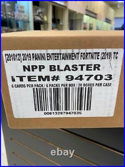 20 x 2019 FORTNITE SERIES 1 TRADING CARDS BLASTER BOXS. 6 PACKS. Sealed Case