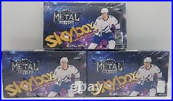 3x Upper Deck Skybox Metal Universe Hockey NHL Hobby Box 2021-22
