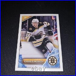 95 Charlie McAvoy Boston Bruins Topps NHL 2021 2022 sticker ice hockey