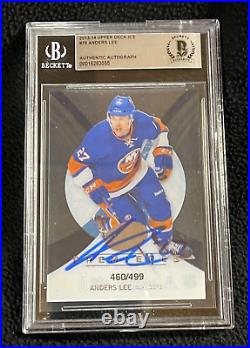 Anders Lee Signed 2013/14 Upper Deck Ice Rookie Card #79 Beckett Certified