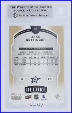 Autographed Jake Oettinger Dallas Stars Hockey Slabbed Rookie Card Item#13377467