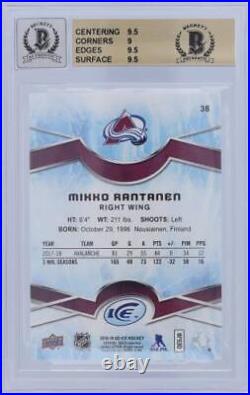 Autographed Mikko Rantanen Avalanche Hockey Slabbed Card