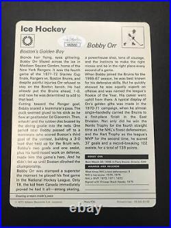 Bobby Orr Signed SPORTSCASTER ice hockey card 1979 #0102 JSA CERTIFIED AUTOGRAPH