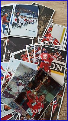 Czech hockey. Nearly complete collection of hockey cards. One out of 210 is miss