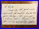 Exceptional Rare Vintage Handwritten Note By Legendary Red Wings Hof Gordie Howe