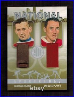 GEORGES VEZINA & JACQUES PLANTE 2008 Sport Kings Sportkings THE NATIONAL