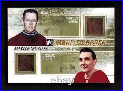 GEORGES VEZINA & JACQUES PLANTE 2010 2011 In The Game MADE TO ORDER (1 of 1)