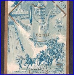 Hockey History 1885 Montreal Winter Sports Carnival Chase & Sanborn Trade Card