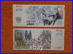 Jaromir Jagr Series A 01 / 000038 UNC Rare Commemorative Banknote