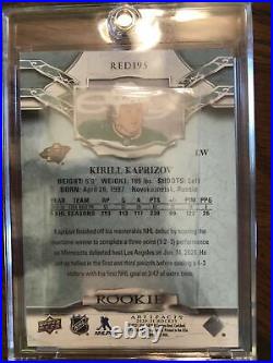 Kirill kaprizov rookie card artifacts emerald /99