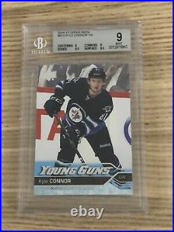 Kyle Connor Upper Deck Young Guns Rookie Card BGS 9