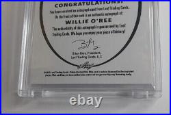 Leaf Expo Ink Willie O'Ree 2022 Hockey One of One 1/1 NHL HOF Auto signed card