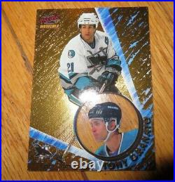 Lot/89 TONY GRANATO ice hockey cards, 3 signed, 1 round, KINGS, RANGERS, SHARKS+