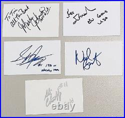 Lot Of 17 Signed Autographed 1980 USA Olympic Hockey Team 3x5 Cards Miracle Ice