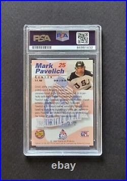 Mark Pavelich signed 1980 Miracle on Ice limited edition 59/2000 Hockey Card Psa