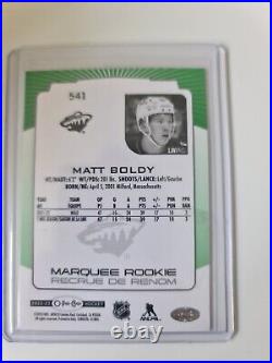 Matt Boldy 2022-23 Pee Chee Green Rainbow /33