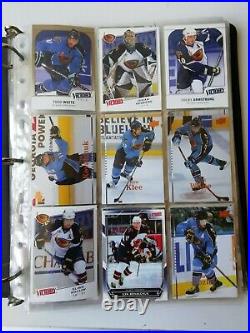 Max Binder with 160 hockey cards 2007-08. Victory. Upper Deck