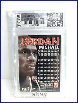 Michael Jordan 1998 Skybox Premium #23 Graded Card Pcgs-10 Gem Mint