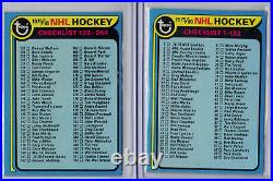 NHL 1979-80 Topps Hockey Complete Set Wayne Gretzky Rookie Rc 1-264 Nice Set